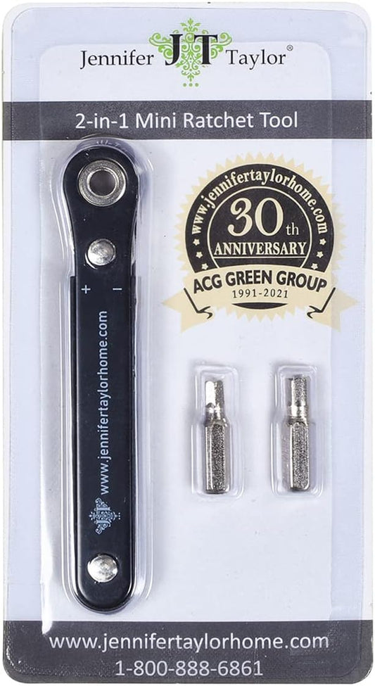 Jennifer Taylor 2-in-1 Mini Ratchet Tool