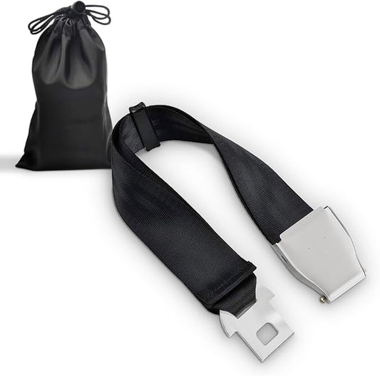 Airplane Seat Belt Extender - Adds 6 to 32 inches for comfort, fits most airlines (excludes Southwest and Alaska) The Seat Belt Extender