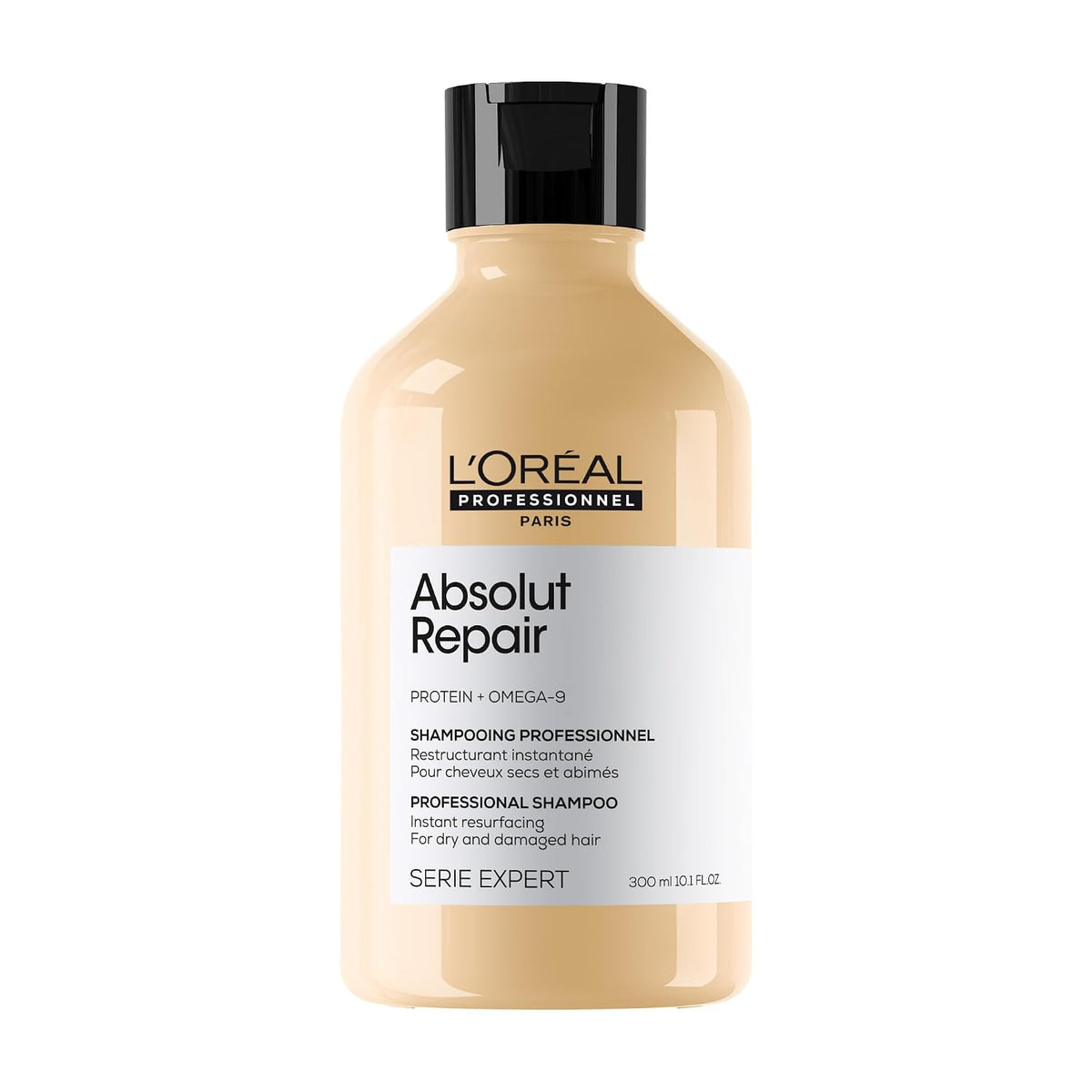L'Oreal Professionnel Paris Absolut Repair Shampoo – Nourishing Protein Shampoo For Dry, Damaged Hair, Repairs Damage and Provides Shine