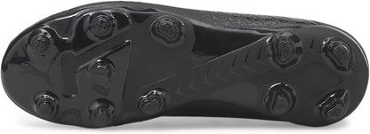 Puma Future Z 4.3 Soccer Shoe, Black White, 3.5 US Unisex Big Kid