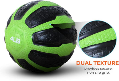 GYMENIST Textured Grip Rubber Medicine Ball