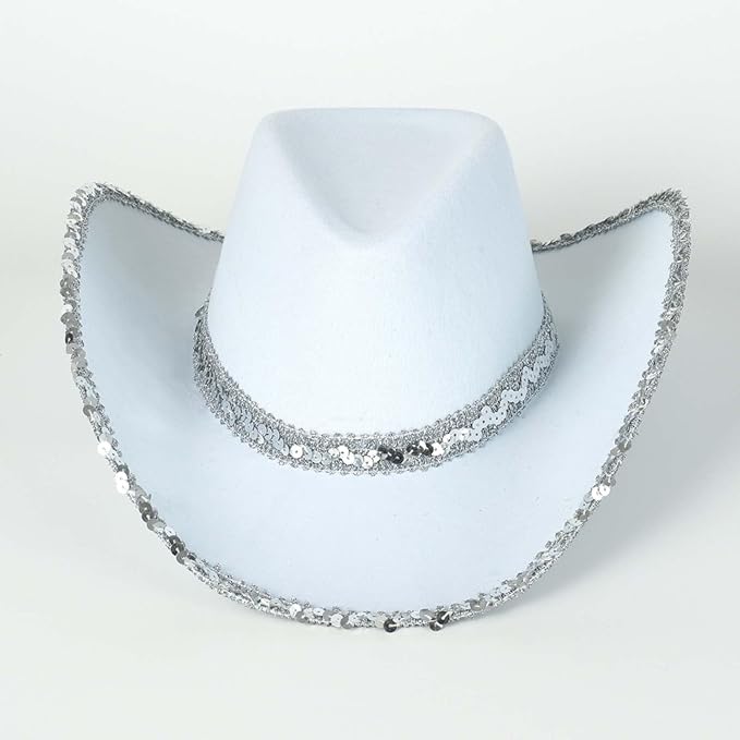 Western Cowboy Hat for Men Women Western Cattleman Style Cowgirl Hat for Travel Fashion Wide Brimmed Curved Hats