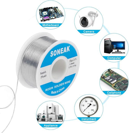 6040 Tin Lead Solder With Rosin Core For Electrical Soldering 1.0mm 150g