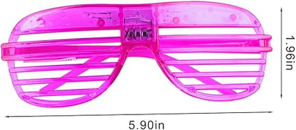 Led Party Glow Glasses Costumes Neon Flashing Plastic For Kids/Adult Dark Party Pool Party #3566z