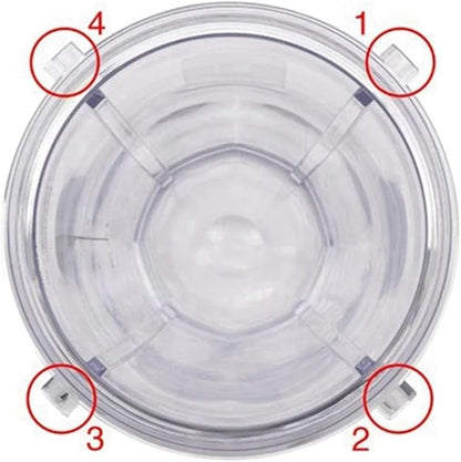 Blender Replacement Parts, 24Oz Cup 7 Fins Extractor Blade,Compatible For Nutri Ninja Auto IQ BN801 SS101 BL480-30 BL641