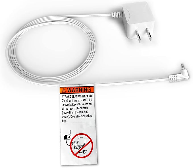HelloBaby Official replacement charger for baby monitor HB6550HB6560HB50-5V, baby monitor power cable adapter, charging cable for HelloBaby (2022 models) with