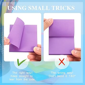Early Buy Sticky Notes 6 Bright Color 6 Pads Self-Stick Notes 3 in x 3 in, 100 SheetsPad