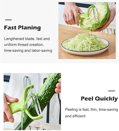 Cabbage Shredder, Vegetable Cutter Cabbage Slicer, Stainless Steel Fruit Vegetable Potato Peeler Cabbage Graters Kitchen Utensils (18  12cm)