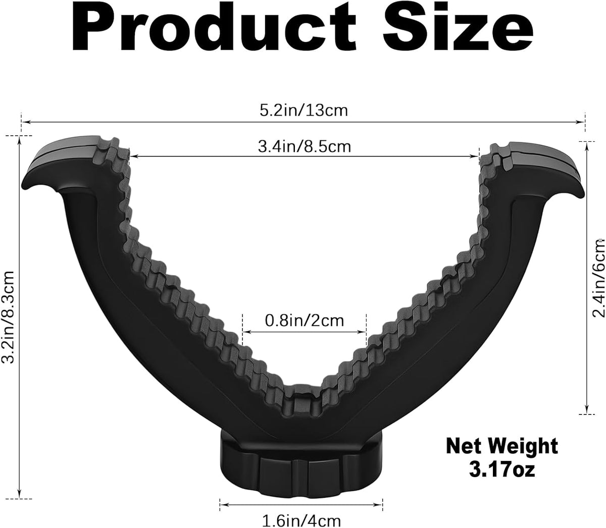 V Yoke Holder Shooting Rest, Tripod Shooting Portable V Yoke, Shooting Tripod Rifle Rest V Yoke Head for Outdoors Activities, Black