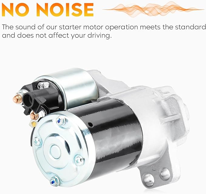 Starter for Cadillac STS 3.6L 2006-2011, ATS 3.6L 2013-2014, CTS 2.8L 3.0L 3.6L 2005-2014, SRX 3.6L 2006-2009, Chevy Camaro 3.6L 2010-2014, SMT0331 410-48140 16109 M0T35874 M0T35875