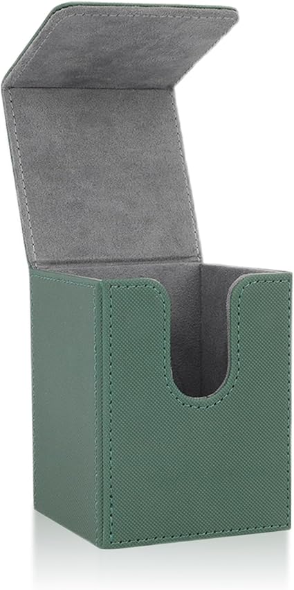 Green Card Box,Deck Box,Card Deck Box,Playing Card Case for Trading Card Box,Magic Deck Box,Playing Card Box,Playing Cards,Business Card Box,Collector Booster Box,Deck Box Cards