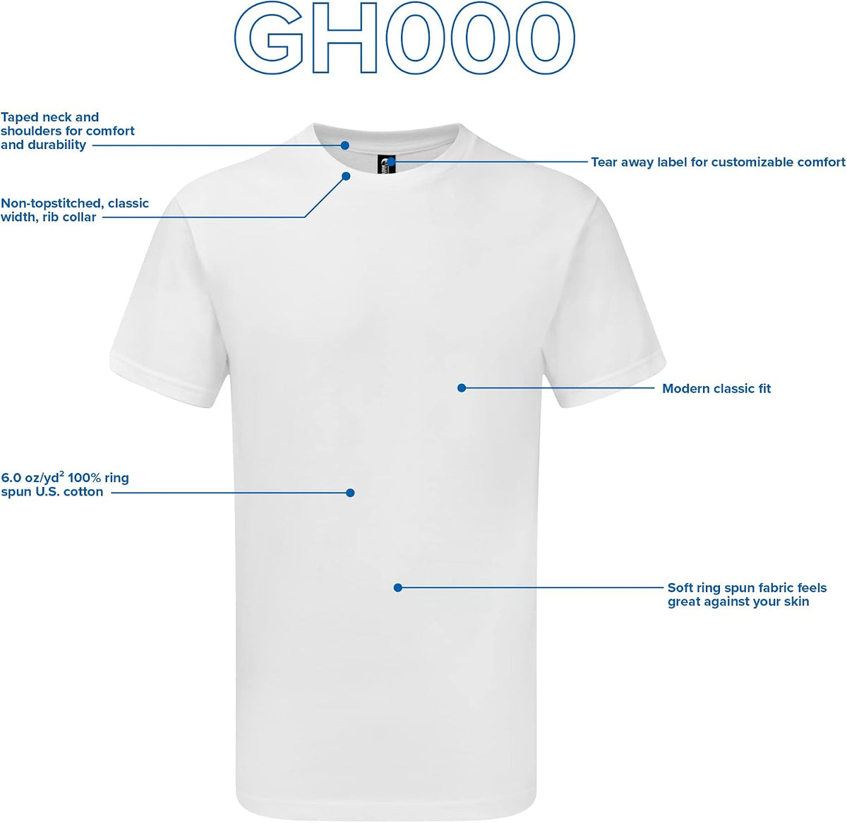 Gildan Hammer Adult T-Shirt, 2-Pack, Style GH000