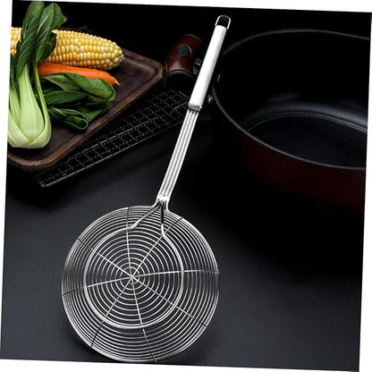 Unomor Oil Filter Spoon for Kitchen Use Hot Pot Strainer Scoop Stainless Steel Sturdy and Easy to
