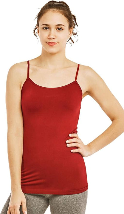Women's Seamless Poly Camisole Regular and Plus Size