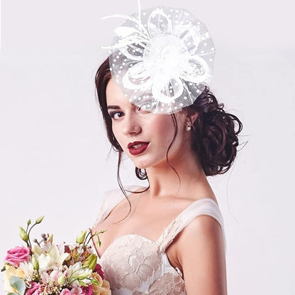 Fascinators for Women Kentucky Derby Hats,Tea Party Hat Headband Hair Clip for Wedding Cocktail