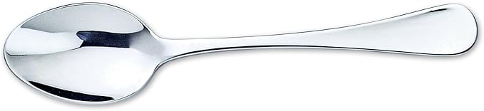 ARCOS Series Madrid-Lunch Table Spoon-monoblock of one Piece Stainless Steel 1810 and 150 mm (5.90 Inches) Silver Colour