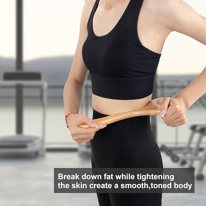 Wood Therapy Massage Tools,Wooden Lymphatic Drainage Massager, Cellulite Remover Body Sculpting Tool for Cellulite Reduction,Muscle Tension Release,Body Contouring and Shaping