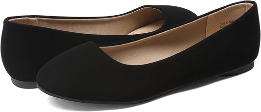 DREAM PAIRS Women's Sole-Simple Ballerina Walking Flats Shoes
