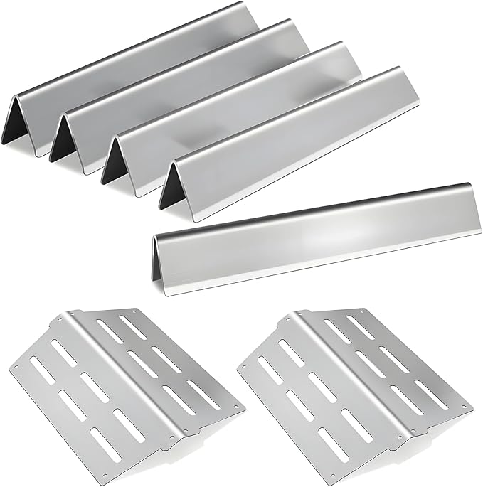 Genesis Grill Parts 17.5" Flavorizer Bars Heat Deflector for Weber Genesis 300 Series Weber E310 E320 E330 EP310 EP320 EP330 Front Control, Grill Replacement Parts for Weber 7620 7622 Accessories