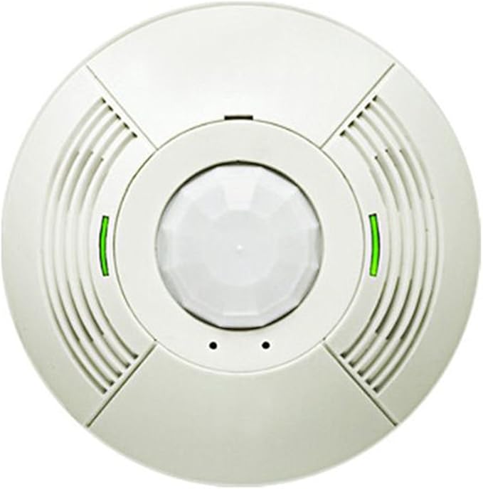 Lutron LOS-CDT-2000R-WH Occupancy Sensor Ceiling Mount Dual Tech 2000 Sq Ft W Relay White Gloss