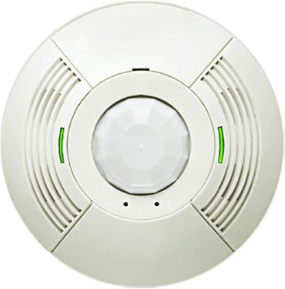 Lutron LOS-CDT-2000R-WH Occupancy Sensor Ceiling Mount Dual Tech 2000 Sq Ft W Relay White Gloss