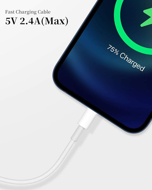 for iPhone Charger Cord,2 Pack Original USB to Lightning Cable Apple MFI Certified 6 Ft, Fast iPhone Charging Cord for iPhone 1111Pro11Max XXSXRXS Max8765SSE-Black