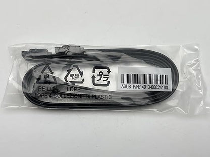 SATA III 6.0 Gbps SATA Cable for Motherboard SATA HDD SSD (16-inch Right Angle & Straight SATA Cable, 6.0 Gbps SATA III Cable, SATA 3 6Gb/s Cable)(1 Straight + 1 Angled)