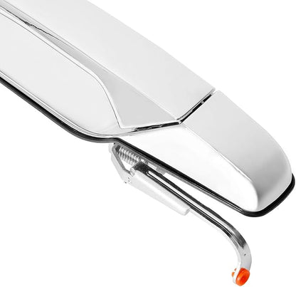 Exterior Chrome Door Handle Rear Right Passenger Side  for 2007-2013 Chevy Silverado Suburban Tahoe Avalanche, GMC Sierra Yukon, Cadillac Escalade  Replaces 22738726, 25960522, 15915660, 80547