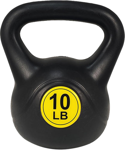 Fitvids Wide Grip 3-Piece Kettlebell Set, 5, 10 & 15 lb