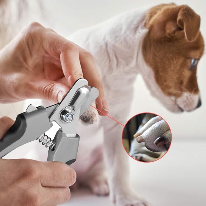 Tpotato Dog Nail Clippers,Dog Nail Trimmers for Large Breed Dog with Quick Sensor,Safari Professional Cat Nail Clipper with Safety Guard and Nail File.