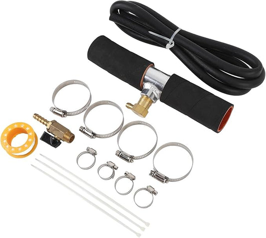 Fuel Installation Kit, 17PCS Fuel Tank Auxiliary Install Kit 11025 Metal 1 12in Fuel Installation Kit for 38in Female Fuel Outlet Fittings