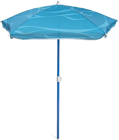 42-Inch Blue Wave Umbrella, Kids Shade Umbrella, For Any Outdoor Activity