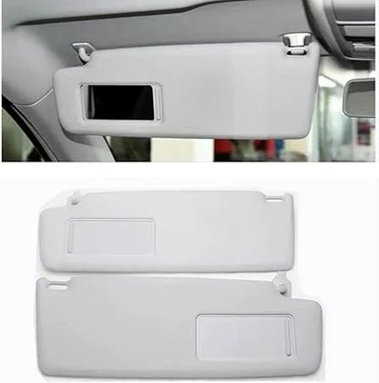 Car Sun Visor for VW Tiguan 1 5N R Line 2010-2016, Grey Sun Visor Panel with Illuminated Mirror Cover 5N08575515N0857552