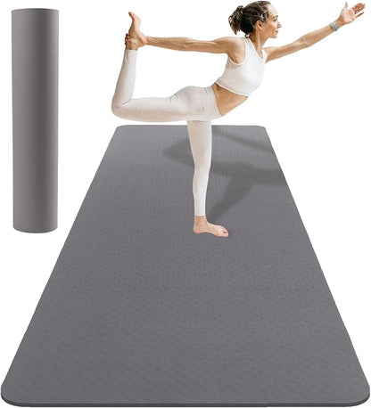 FrenzyBird Yoga Mat (78 "x 39" x 1/3 "), Wide Workout Mat for Men and Women, Yoga Mat Thick Exercise Mats for Home Workout, Yoga, Pilates ?8mm?