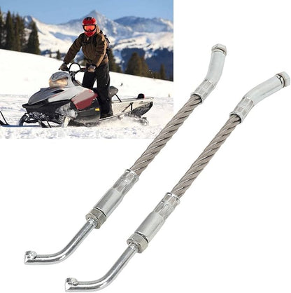 Yunir Ice Scratchers Kit, 1201 DF Universal Snowmobile Ice Scrapers Set for Snowmobiles, Recommend for Heights 2? 12in Right and Left