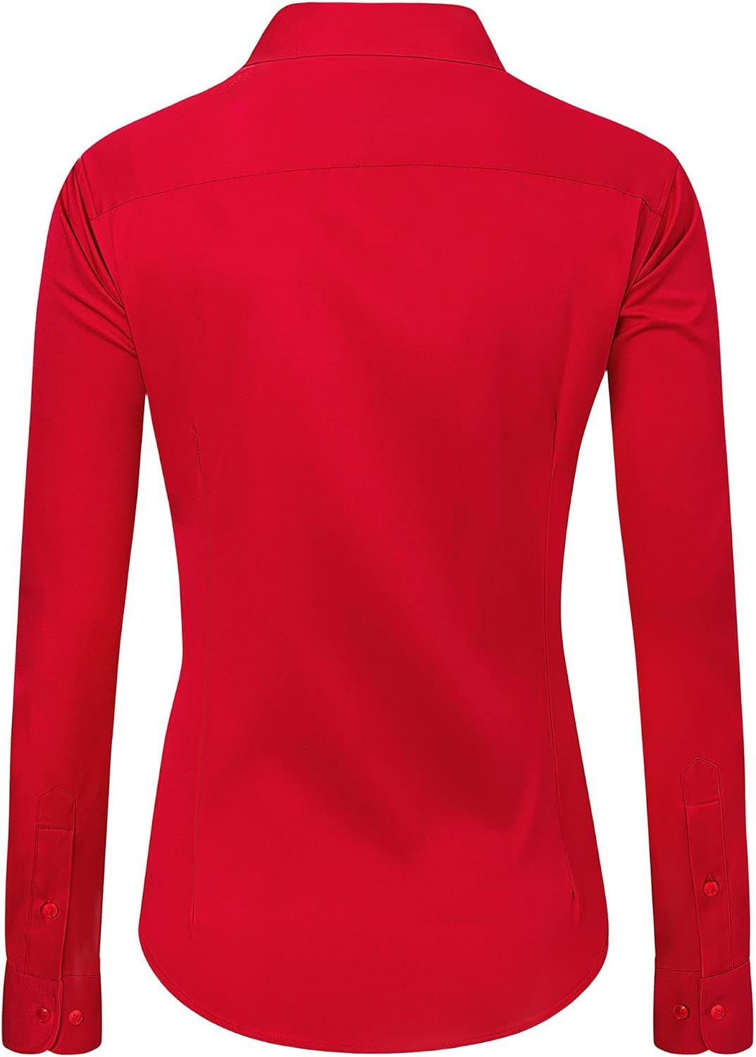 J.VER Womens Dress Shirts Long Sleeve Button Down Shirt Wrinkle-Free Business Casual Blouse Office Work Tops