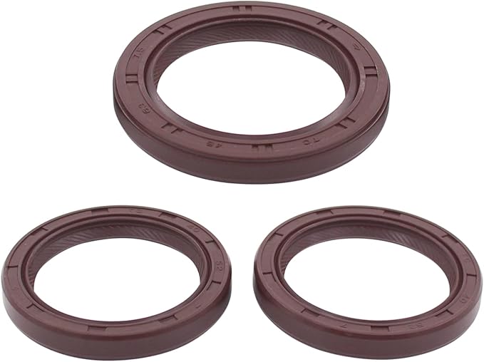 ApplianPar 3Pcs Front Engine Camshaft and Crankshaft Oil Seal Kit for Supra GS300 SC300 IS300