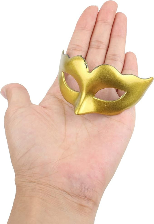 Mini Masquerade Mask Party Decorations Mardi Gras Small Venetian Carved Mask Decor