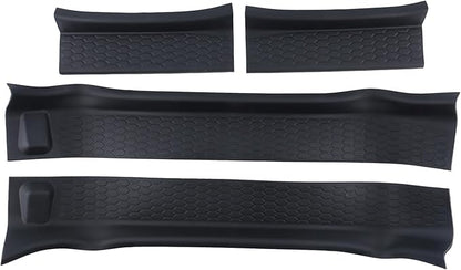 Door Sill Guards Kit Door Entry Guards Compatible with 2018-2024 Jeep Wrangler JL JLU Gladiator JT 4-Door Accessories Parts