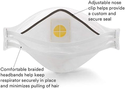 3M 58887719997169 Aura 9211PLUS Disposable N95 Respirators wCool Flow Valve (Pack of 10)