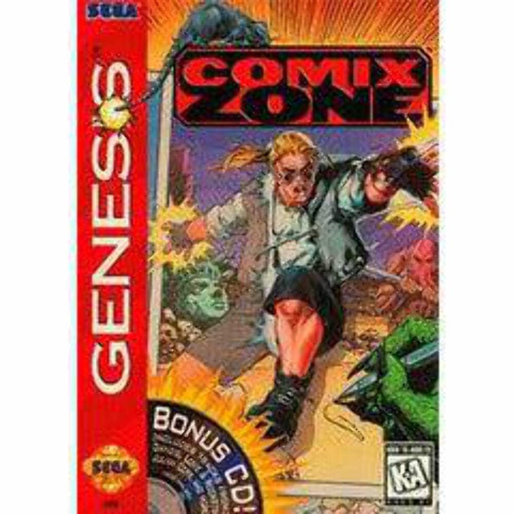 Refurbished - Comix Zone - Sega Genesis Cartridge Only (Box and bonus CD not included)