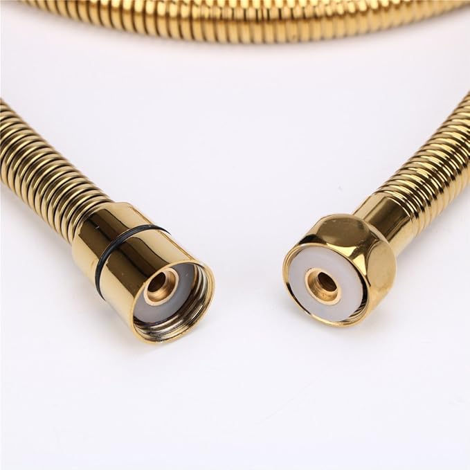 Shower Hose Replacement,79-Inch Extra Long Shower Head Hose,Bidet Shower Hose Attachment Titanium Gold
