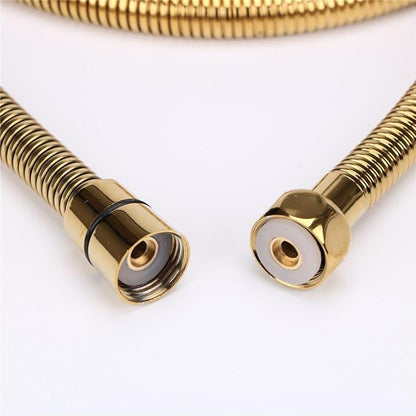 Shower Hose Replacement,79-Inch Extra Long Shower Head Hose,Bidet Shower Hose Attachment Titanium Gold