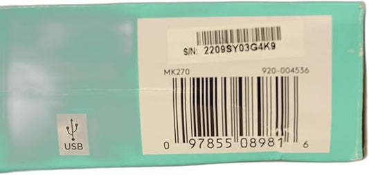 Logitech - 920-004536 - mk270 Wireless Combo