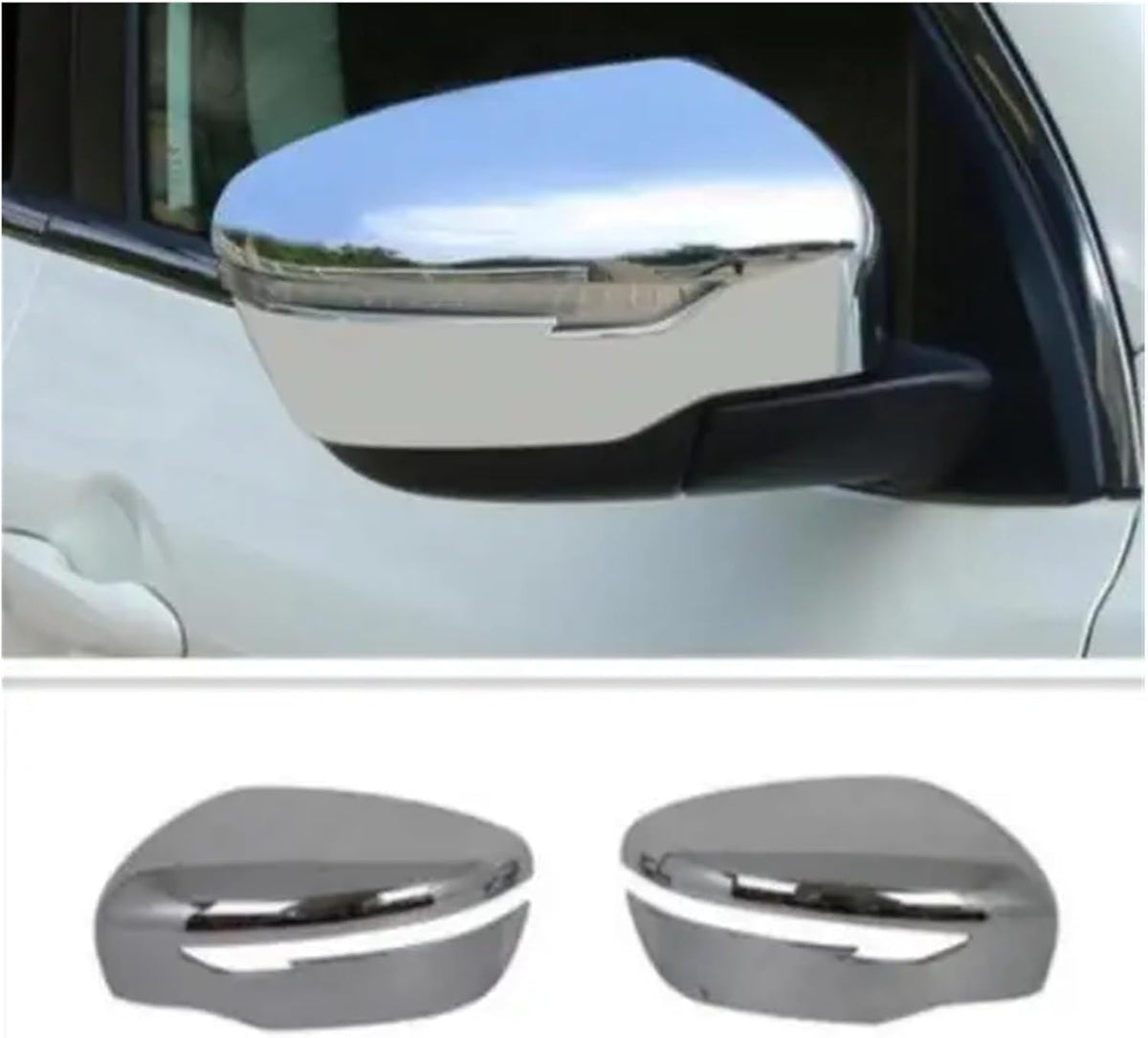 Car Rearview Side Door Turning Mirror 2016 2017 2018 2019 2020 2 Pcs?Compatible For Nissan Qashqai X-Trail Murano(Carbon fiber)