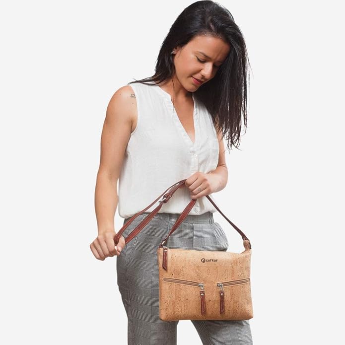Cork Purse Crossbody Women Handbag from Portugal  Vegan Leather