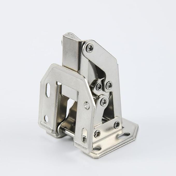 2 Pack Kitchen Cabinet Door Hinges, Concealed Cupboard Door Hinges, Surface Mount Hinges, Hidden Hinges for Cabinet Doors Frameless