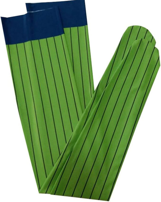 Anime Kanroji Mitsuri Cosplay Socks Costume Halloween Uniform Green Stripe Knee Socks