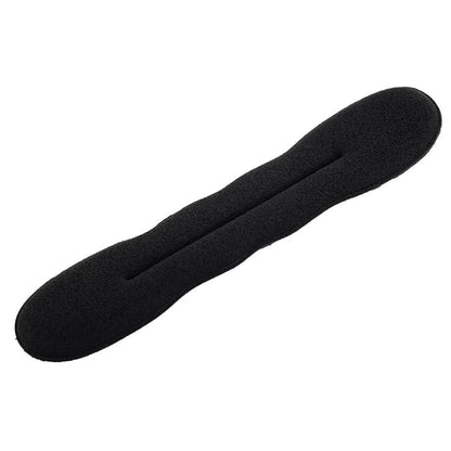 uxcell 8.5 Inches Long Sponge Hair Band Curle Tools Bun Maker Holder