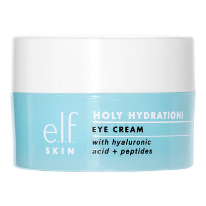 e.l.f. SKIN Holy Hydration! Eye Cream, Rich Hydrating Eye Cream For Minimizing Dark Circles, Infused With Hyaluronic Acid, Vegan & Cruelty-free 0.53 oz(15g) (NO BOX)